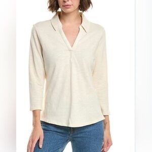 NWT Tommy Bahama Women's Cream Long Sleeve Top NWT ,Sz XL